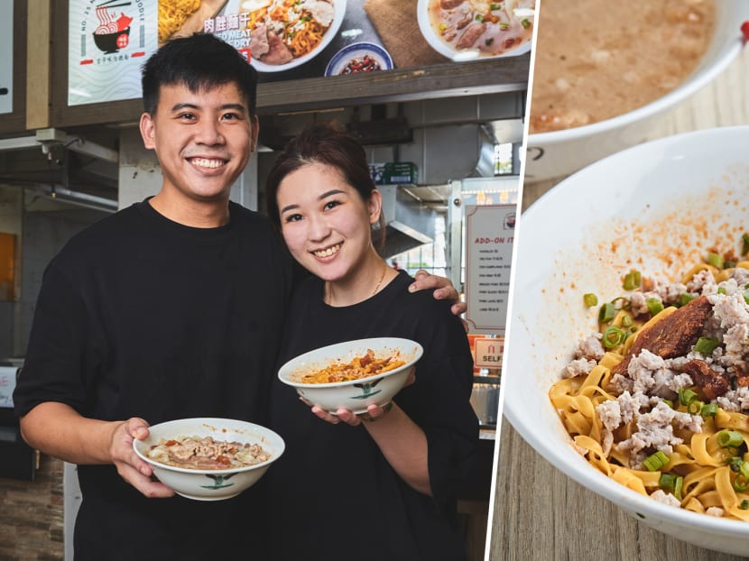 Young Hawker Couple Sells Shiok Bak Chor Mee With Tonkotsu-Inspired Soup & Herh Keow
