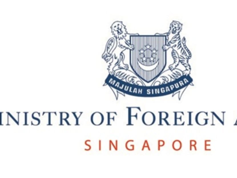 Ministry of Foreign Affairs, Singapore masthead. Photo: Ministry of Foreign Affairs Singapore
