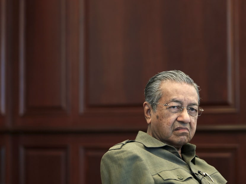 Former Malaysian Prime Minister Mahathir Mohamad is pictured during an interview at his office in Kuala Lumpur in this October 18, 2013 file photo. Photo: Reuters