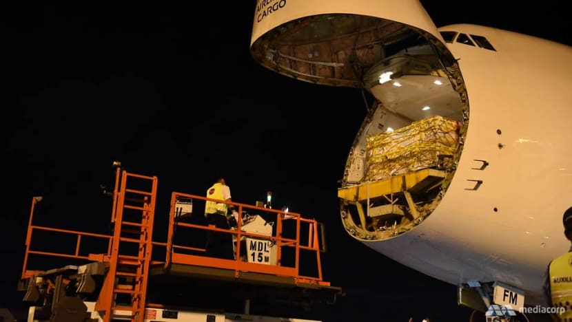 First shipment of COVID-19 vaccines arrives in Singapore First shipment of COVID-19 vaccines arrives in Singapore