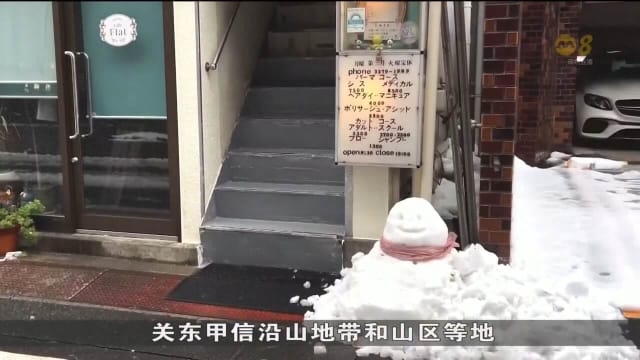 日本多地下大雪打乱陆路和航空交通 东京至少120人因大雪天气送院