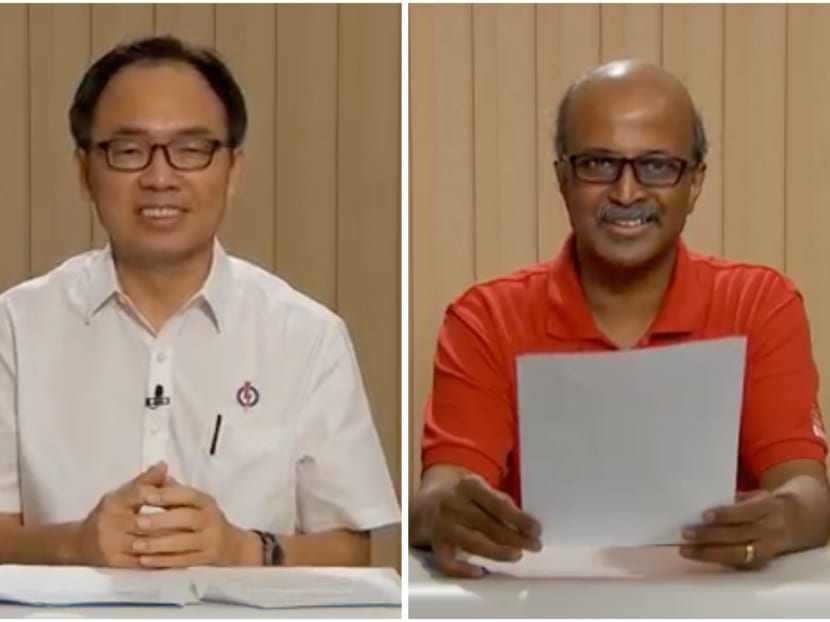 Mr Liang Eng Hwa (left) from the People's Action Party and Dr Paul Tambyah (right) from the Singapore Democratic Party are vying for a seat at Bukit Panjang ward this General Election. Mr Liang Eng Hwa (left) from the People's Action Party and Dr Paul Tambyah (right) from the Singapore Democratic Party are vying for a seat at Bukit Panjang ward this General Election.