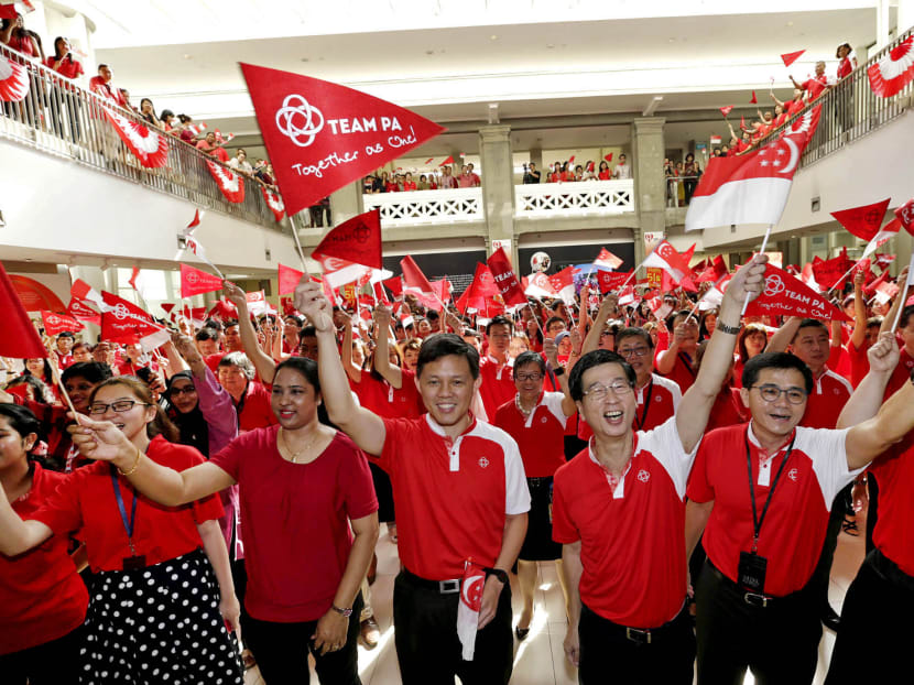 Speaking on the perennial debate over whether government agencies such as the People’s Association are politicised, Minister in Prime Minister’s Office Chan Chun Sing said in response to questions by Workers’ Party Members of Parliament that the Government draws a distinction between “political outreach and impact”. TODAY file photo
