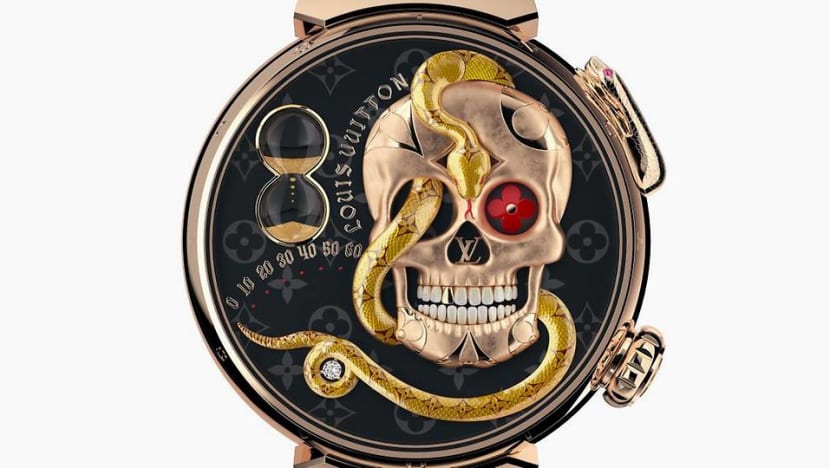Louis Vuitton's new skull-and-snake watch wants you to stare death