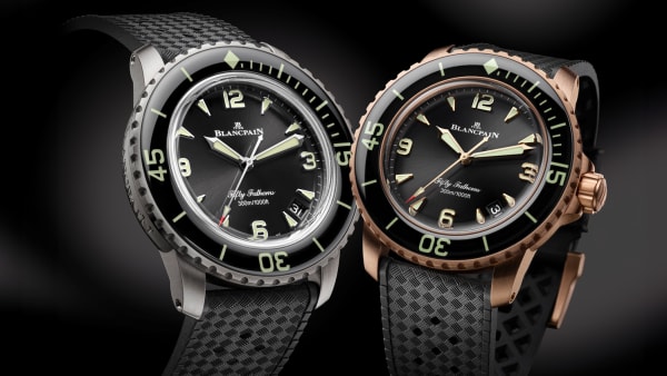 Blancpain presents its latest Fifty Fathoms Automatique watches in a smaller 42mm size - Vimarsana News