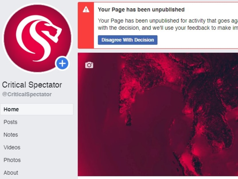 Facebook removes Critical Spectator admin accounts for violating policies