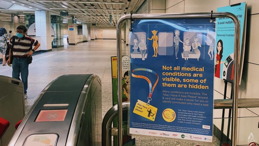 Doctor's letter not required for 'May I have a seat please?' sticker or lanyard, say public transport operators