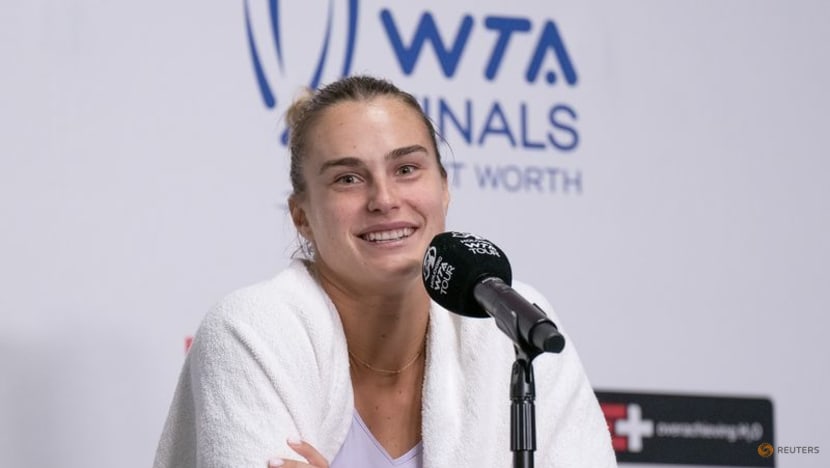 France's Garcia overpowers Sabalenka to win WTA Finals France's Garcia overpowers Sabalenka to win WTA Finals