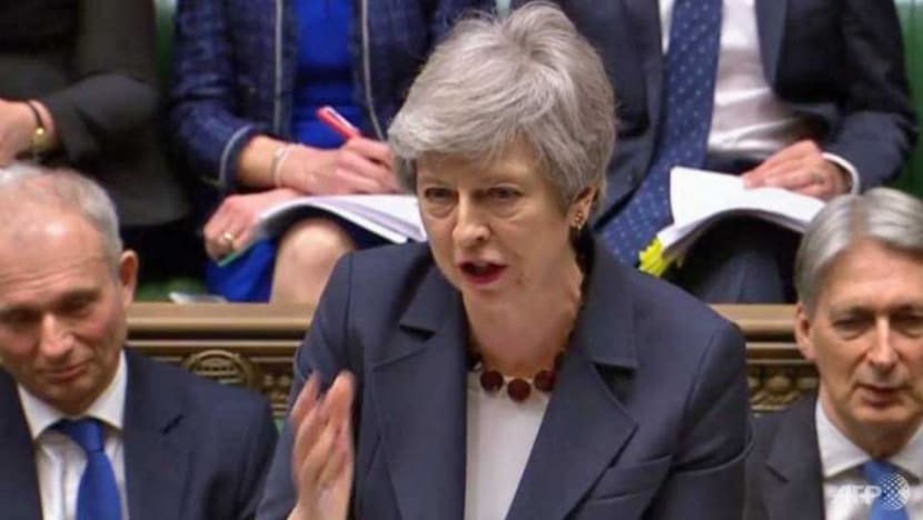 British PM pledges to step down to save Brexit plan British PM pledges to step down to save Brexit plan