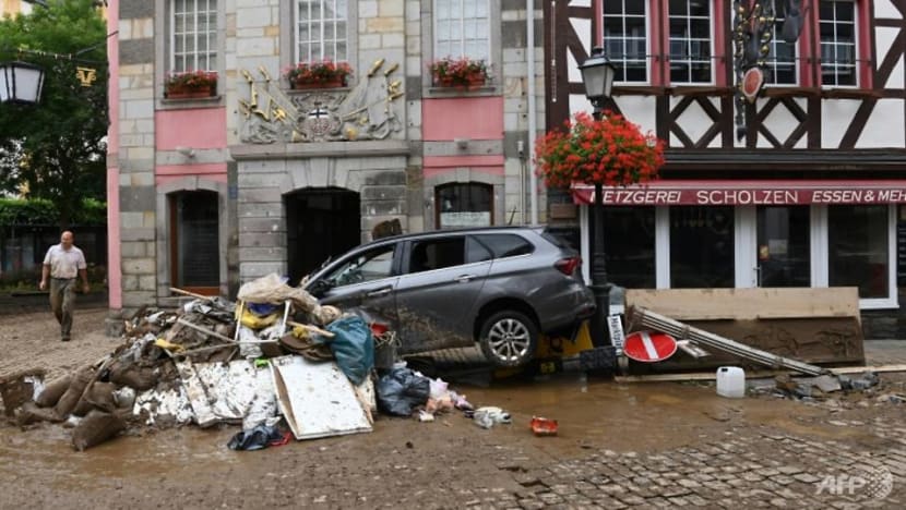 Germany picks through rubble after deadly European floods