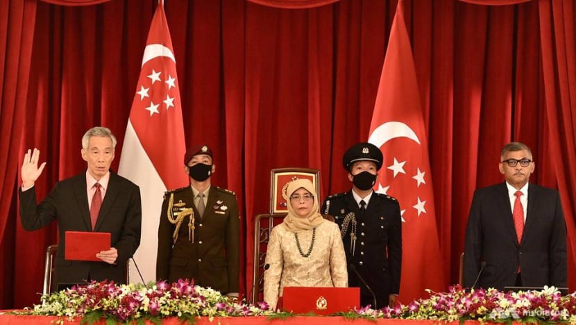 New office holders will bring fresh ideas and perspectives, says PM Lee at swearing-in of new Cabinet New office holders will bring fresh ideas and perspectives, says PM Lee at swearing-in of new Cabinet