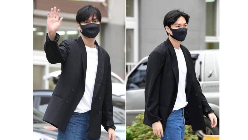 Lee Min Ho welcomed by hundreds after military discharge