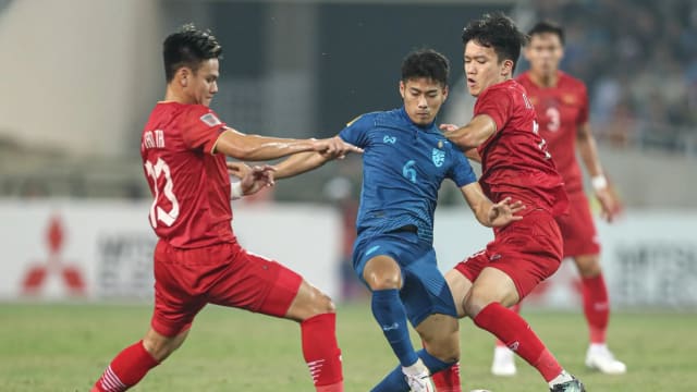 东南亚足球锦标赛：越南首回合决赛踢和泰国