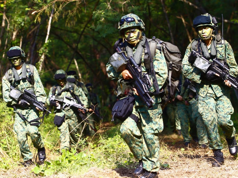 A SAF Readiness Exercise at Pulau Sudong conducted on 24 April 2014. TODAY file photo