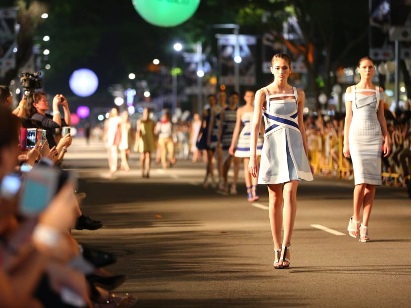 Fashion Steps Out event at Orchard Road. Photo: Orchard Road Business Association