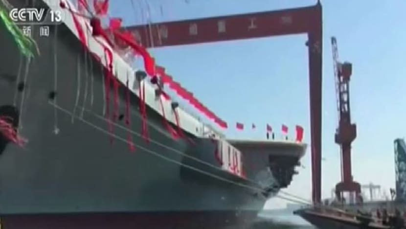 China lancarkan kapal induk pesawat buatan sendiri yang pertama