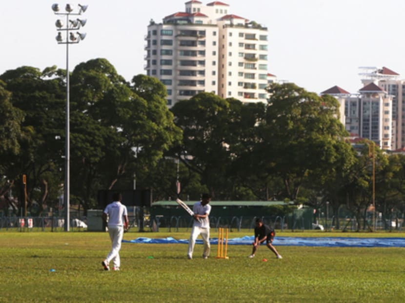 Playing on the Kallang field introduced a number of future national cricket players to the experience of competing on a pitch that conforms to international standards. TODAY file photo