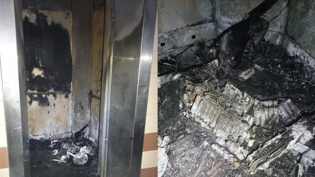 兀兰个人代步工具电梯起火 伤者送院后不治