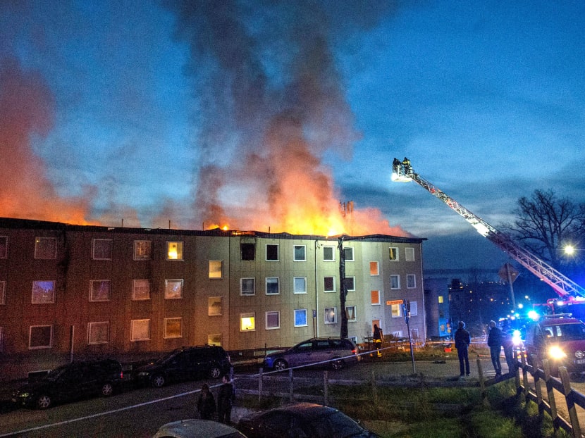 Swedish apartment building fire forces evacuation of 150