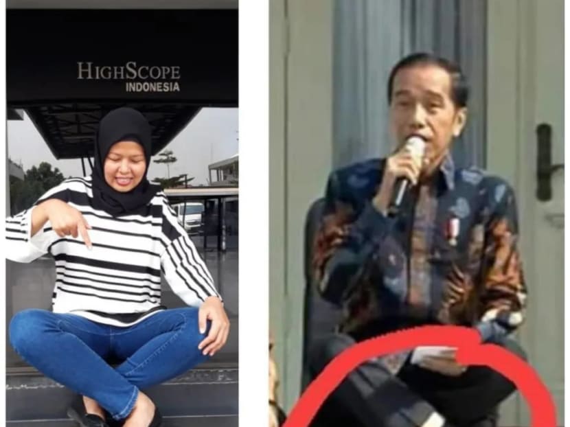 #JokowiChallenge: Indonesian president’s unusual cross-legged sitting pose becomes internet’s latest obsession
