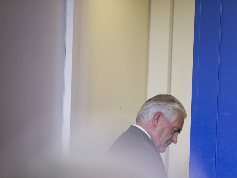 Secretary of State Rex W. Tillerson at the White House on Monday. Mr. Tillerson has made no secret of his belief that the State Department is a bloated bureaucracy. Photo: THE NEW YORK TIMES Secretary of State Rex W. Tillerson at the White House on Monday. Mr. Tillerson has made no secret of his belief that the State Department is a bloated bureaucracy. Photo: THE NEW YORK TIMES
