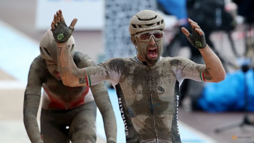 Italian Colbrelli wins epic Paris-Roubaix classic Italian Colbrelli wins epic Paris-Roubaix classic