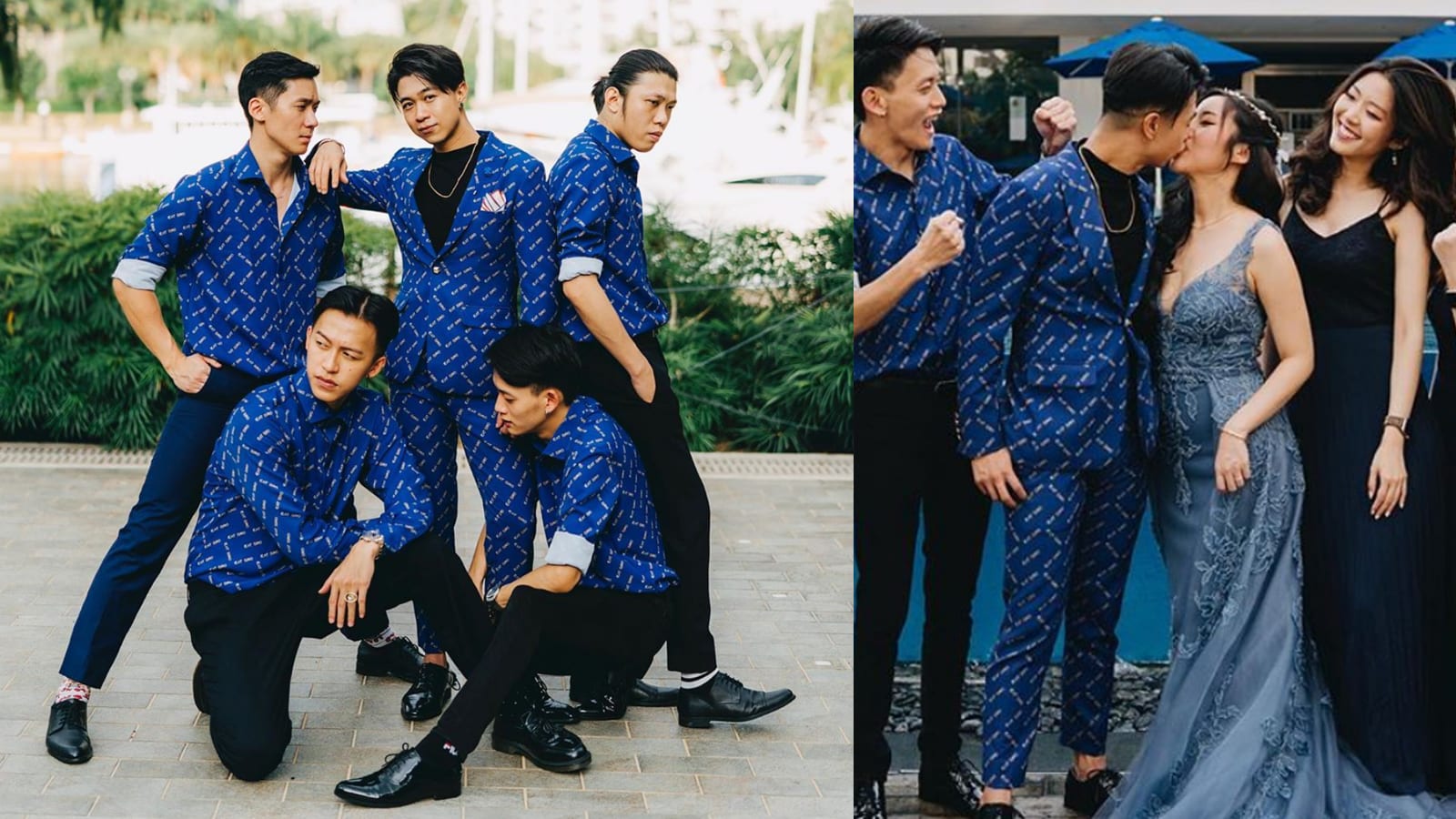 Ah Boys To Men Star Maxi Lim Got Married In A Suit With The Words 'Eat Bro' Emblazoned On It Ah Boys To Men Star Maxi Lim Got Married In A Suit With The Words 'Eat Bro' Emblazoned On It