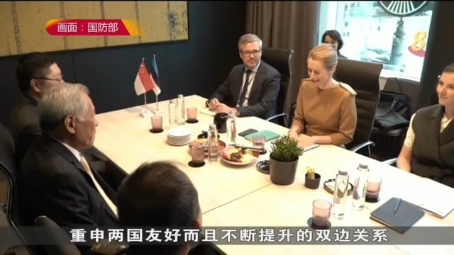 黄永宏同爱沙尼亚总理 针对区域安全局势交换意见