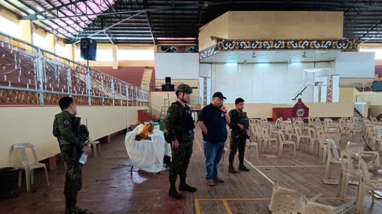 Three dead in blast during Catholic mass in Philippine university gym