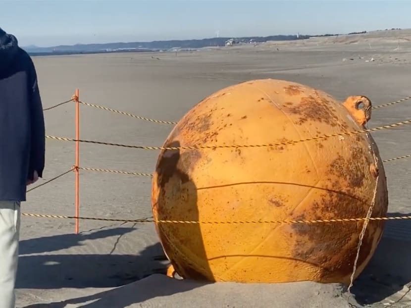 On Feb 21, 2023, Japanese police were alerted to a large metal sphere which had washed up on Enshuhama Beach in Hamamatsu, a city in the Shizuoka prefecture of Japan.