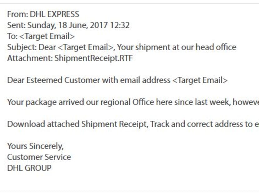 Waiting for a shipment? Be careful of emails from 'logistics' companies ...