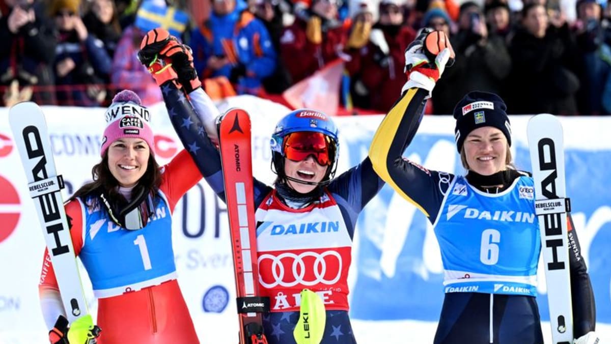 Ski alpine slalom Shiffrin melewati rekor Piala Dunia Stenmark