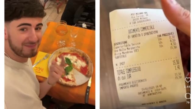 飞奔意大利吃披萨　英国网红：比叫外卖划算