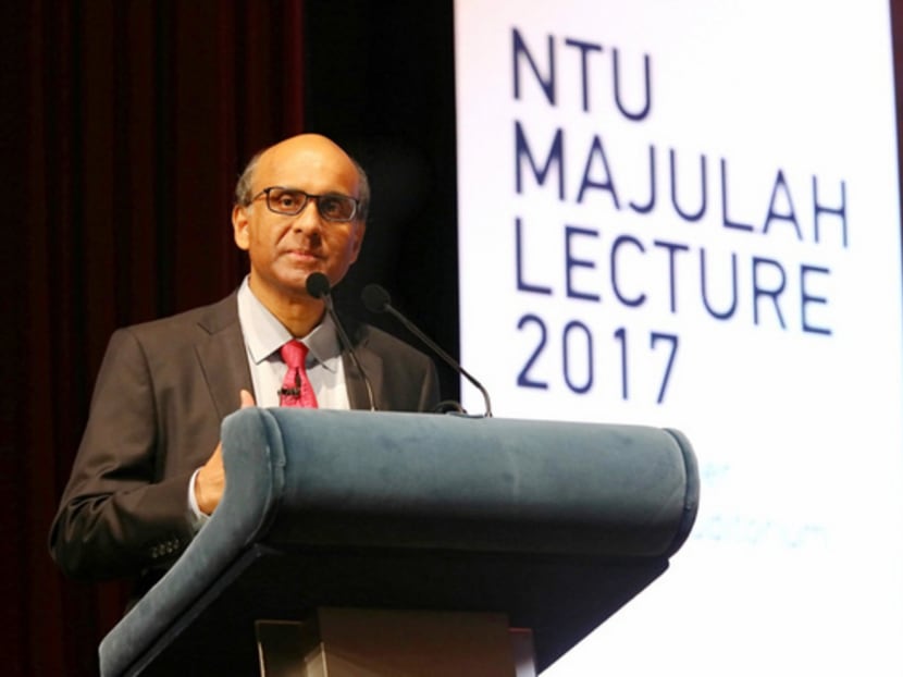 While the mainstream media is “not a free-for-all”, neither is it the “heavily-controlled media that some critics caricature it to be”, said Deputy Prime Minister Tharman Shanmugaratnam. Photo: TODAY