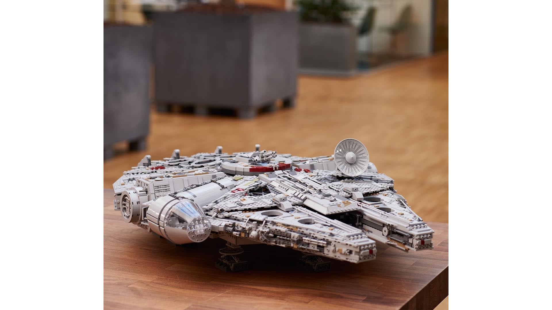 David beckham millennium falcon lego shop
