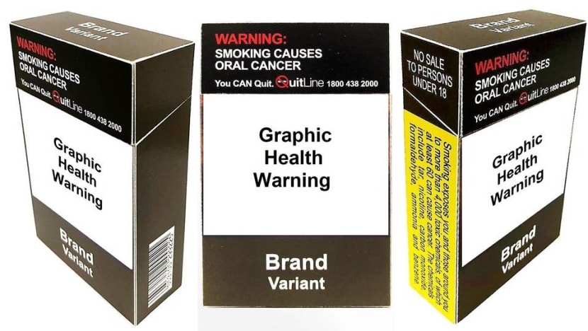 Singapore to introduce plain packaging, larger graphic warnings for all tobacco products Singapore to introduce plain packaging, larger graphic warnings for all tobacco products