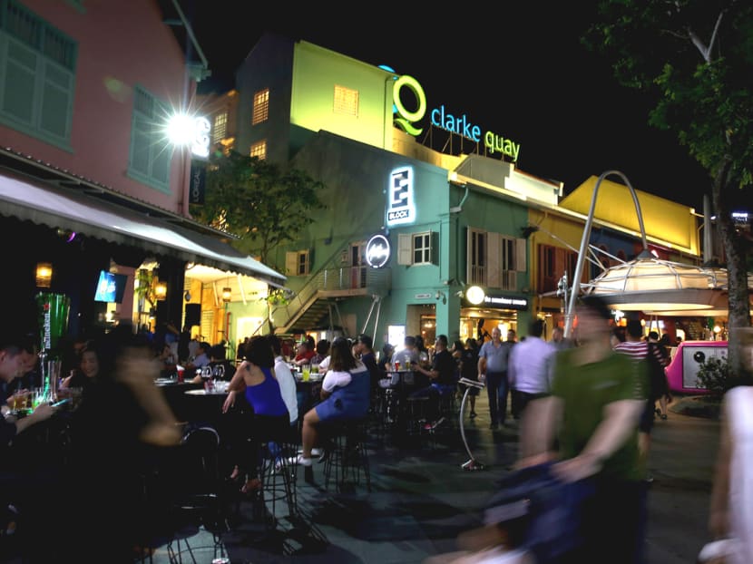 While there is much life at night in Clarke Quay, it is a totally different story in the day, with tenants complaining of poor footfall, even on weekends.