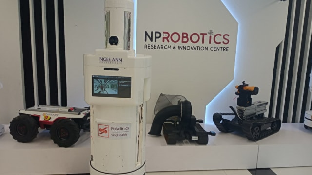 义安理工学院的机器人研究与创新中心正式启用
