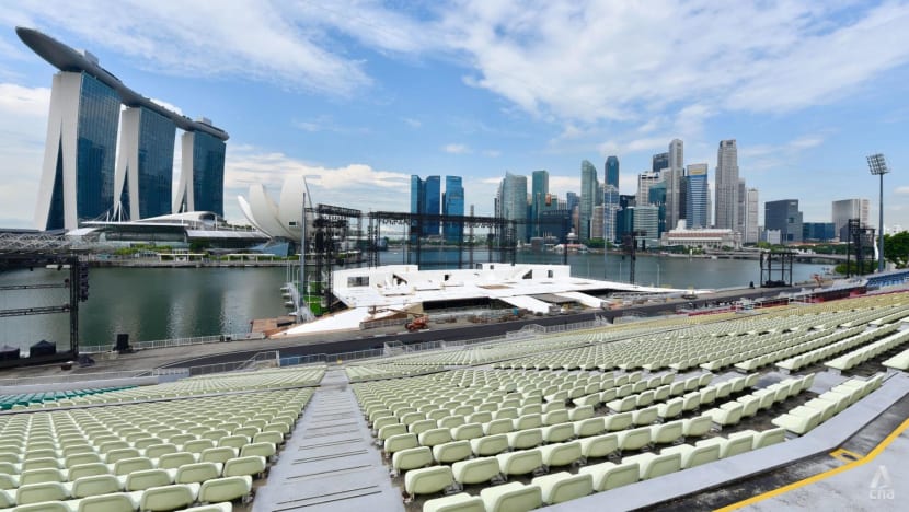 NDP 2022: Several roads to be closed for rehearsal at Marina Bay floating platform on Jun 18 NDP 2022: Several roads to be closed for rehearsal at Marina Bay floating platform on Jun 18