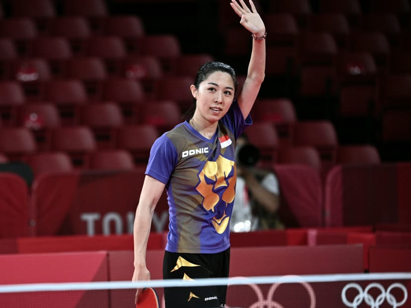 Yu Mengyu at the Tokyo 2020 Olympic Games. 