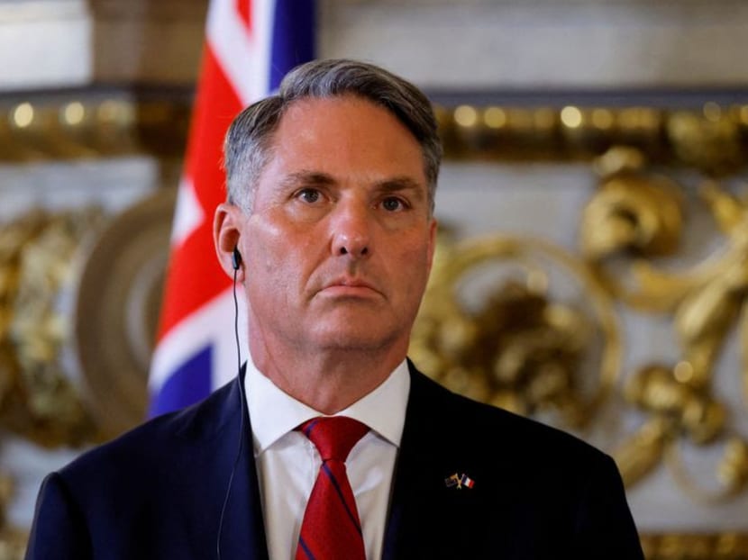 FILE PHOTO: Australia's Defence Minister Richard Marles attends a joint news conference with France's Foreign and Defence ministers at the Quai d'Orsay in Paris, France, January 30, 2023. REUTERS/Sarah Meyssonnier/File Photo FILE PHOTO: Australia's Defence Minister Richard Marles attends a joint news conference with France's Foreign and Defence ministers at the Quai d'Orsay in Paris, France, January 30, 2023. REUTERS/Sarah Meyssonnier/File Photo