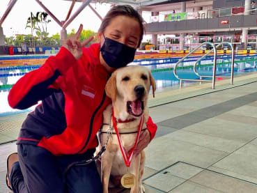 ‘The bond between us is indescribable’: Paralympic swimmer Sophie Soon on her relationship with her guide dog