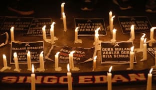 UEFA games to hold moment of silence in memory of Indonesian stadium disaster victims