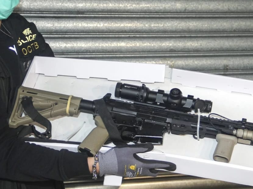 HK teen arrested for firing live round at police part of a gang that planned to 'slaughter' officers during protest rally, court hears HK teen arrested for firing live round at police part of a gang that planned to 'slaughter' officers during protest rally, court hears
