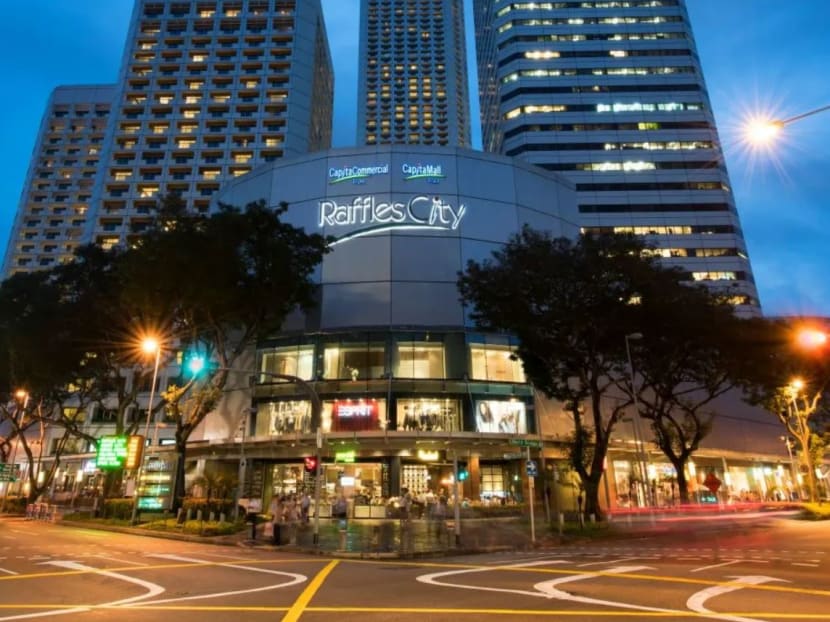 A person or persons who were infectious with Covid-19 had gone to Raffles City Shopping Centre (pictured) on Feb 14, 2021 between 7.40pm and 8.25pm.