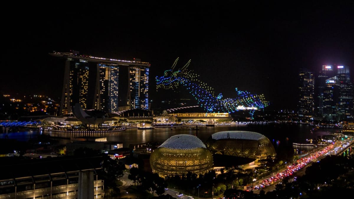 MBS shifts dragon drone shows 1 hour later, reschedules Saturday event