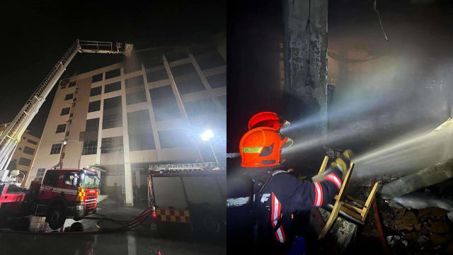 义顺工业园火患于晚间10点扑灭 无人受伤