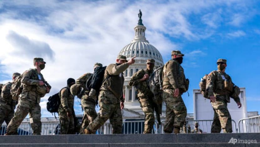 FBI vetting Guard troops in Washington DC amid fears of insider attack FBI vetting Guard troops in Washington DC amid fears of insider attack