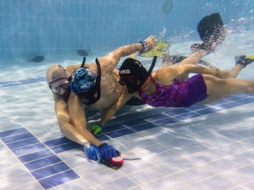 Underwater hockey makes splash in Hong Kong