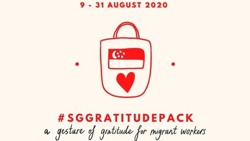 Inisiatif #SGgratitudepack ajak rakyat hargai pekerja asing dengan beri pek barangan berguna Inisiatif #SGgratitudepack ajak rakyat hargai pekerja asing dengan beri pek barangan berguna
